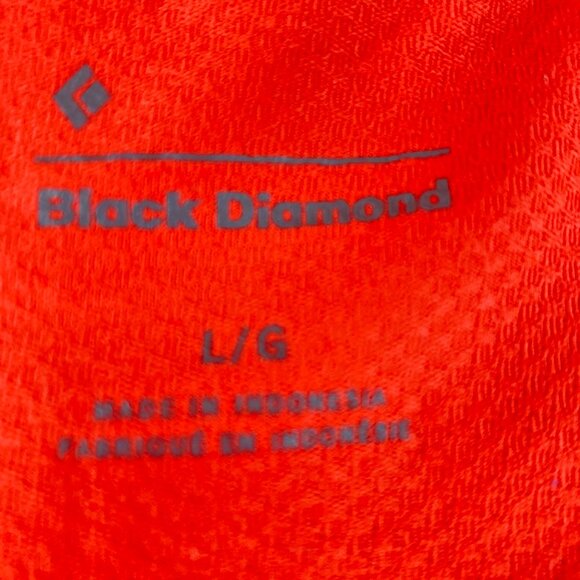 Black Diamond Men's Rust Orange Long Sleeve Performance Tech Quick Dry T-Shirt L - Picture 8 of 13